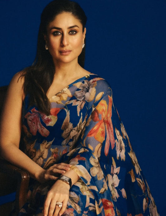 Ourmila Printed French Chiffon Saree