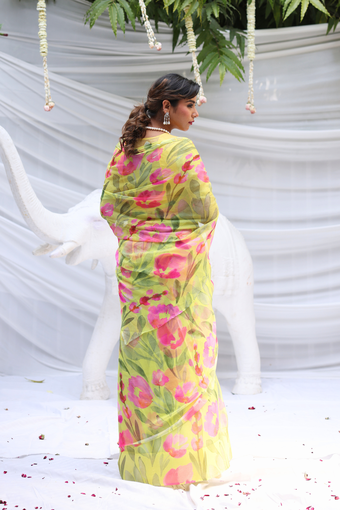 Gomti Printed French Chiffon Saree