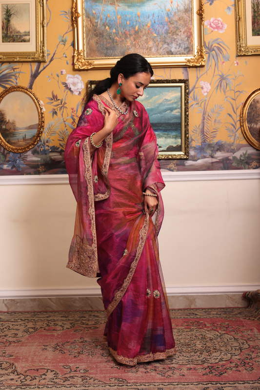 Jayati rangkat tissue saree