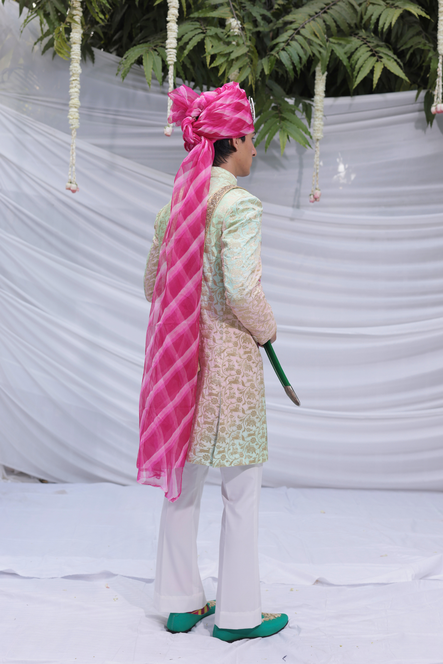 Shikaargah Brocade Rangkat Achkan