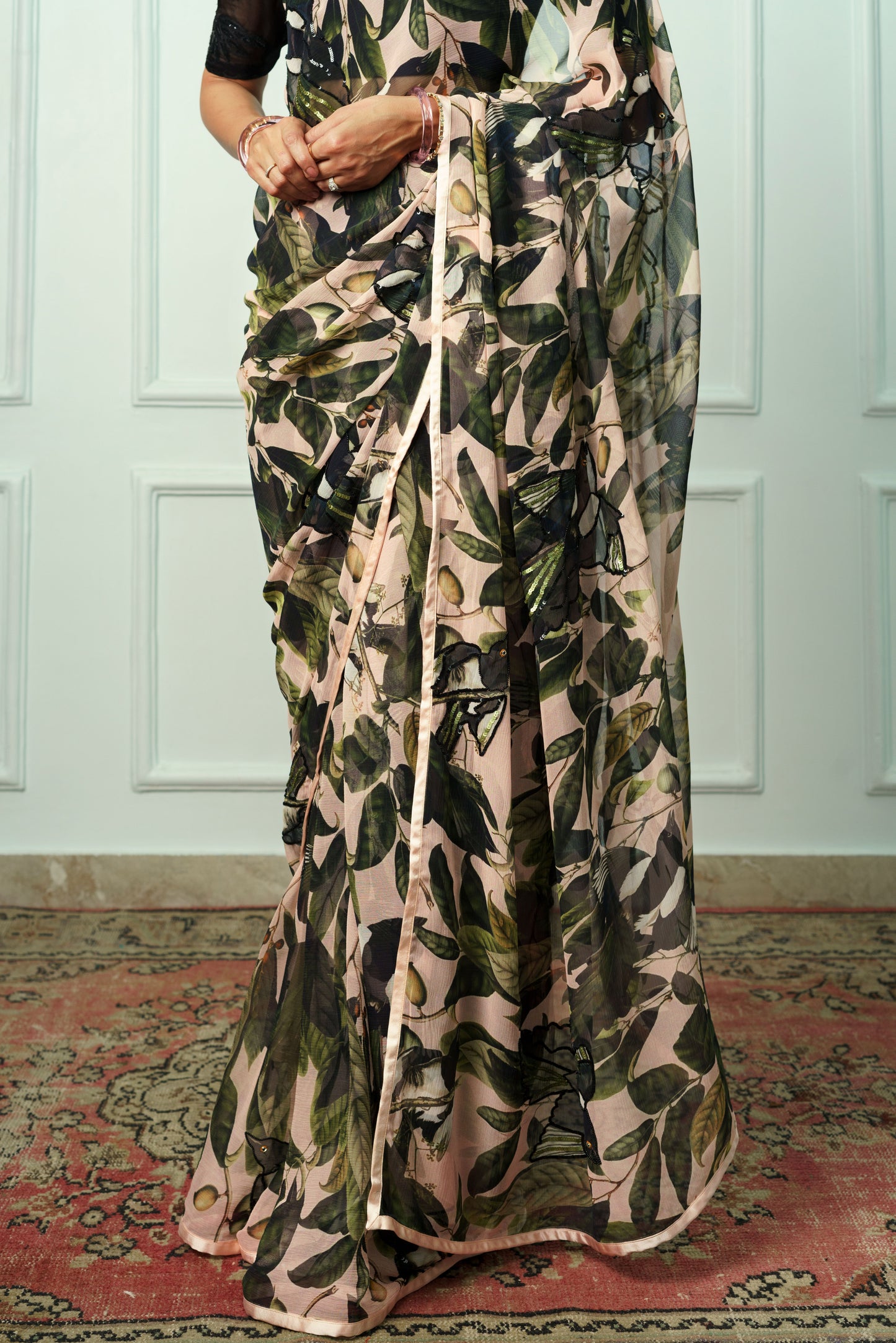 Priyangni Printed French Chiffon Saree