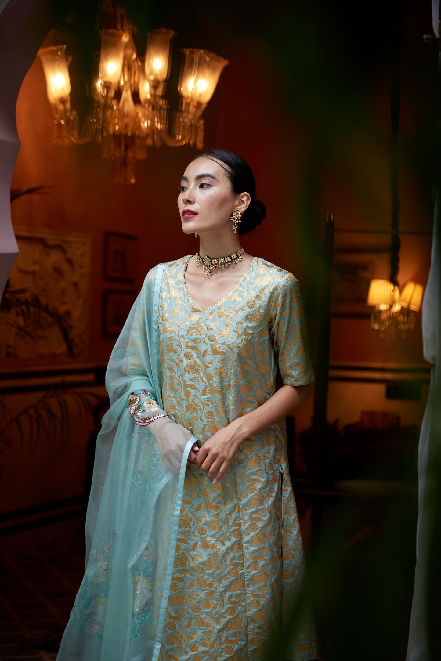 Zehermoriya Gul Nazreen Kurta Set
