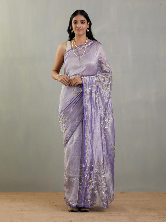 Lavender Tissue Atisha Saree