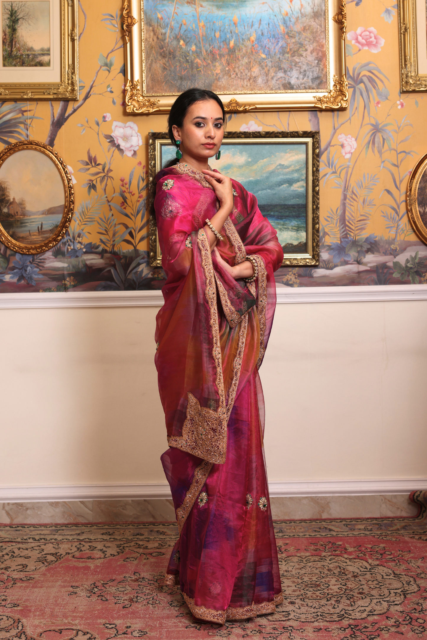 Jayati rangkat tissue saree