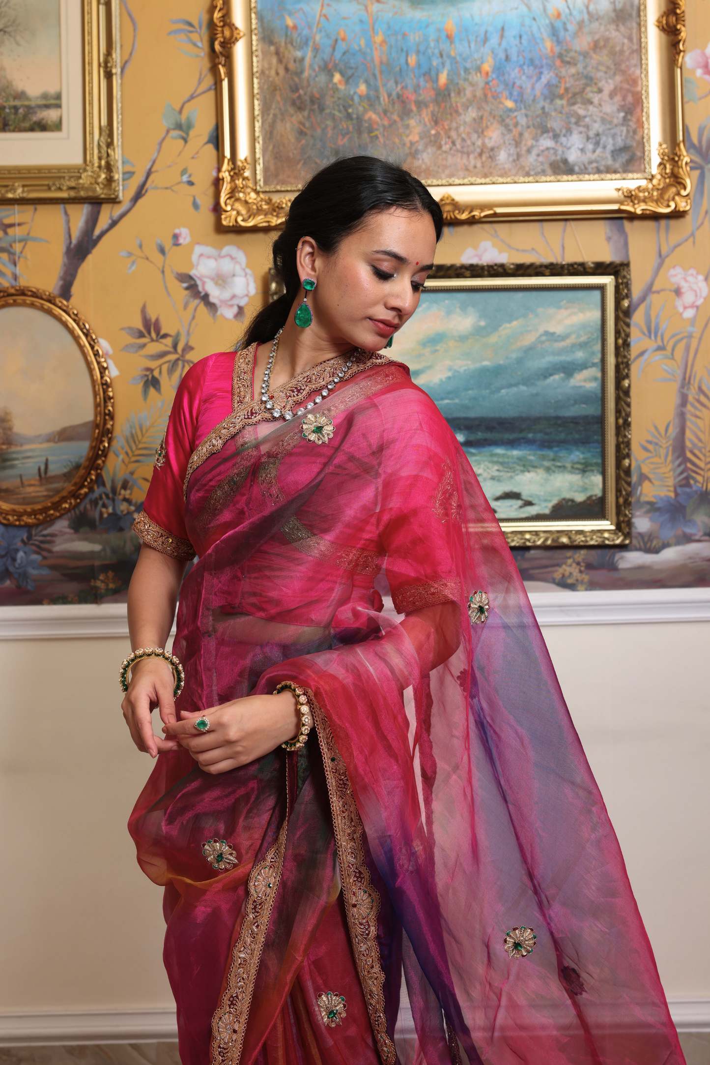 Jayati rangkat tissue saree