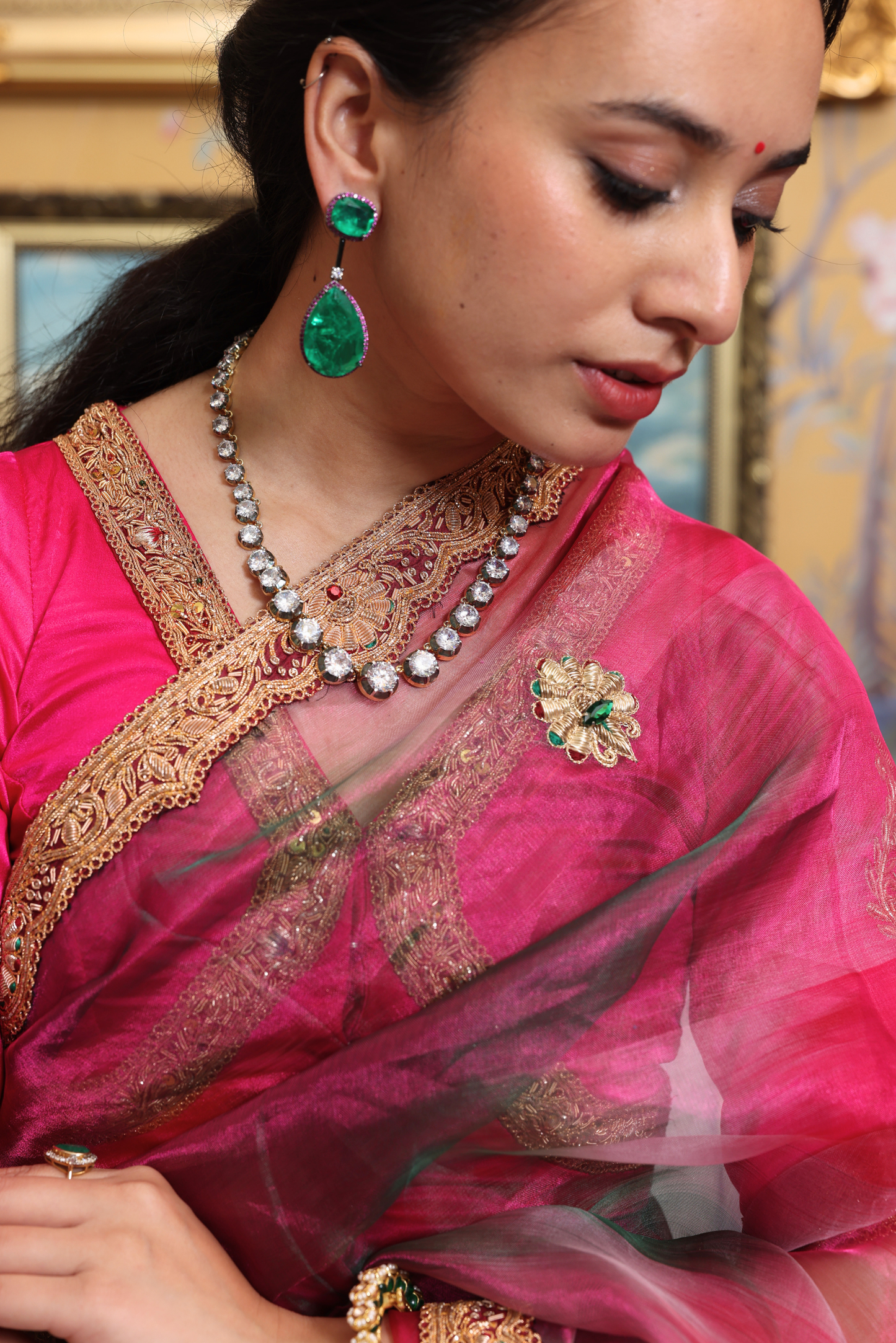 Jayati rangkat tissue saree