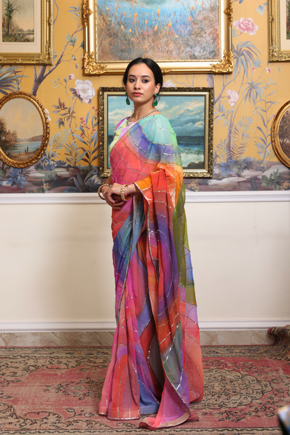 Rangeela Georgette Saree