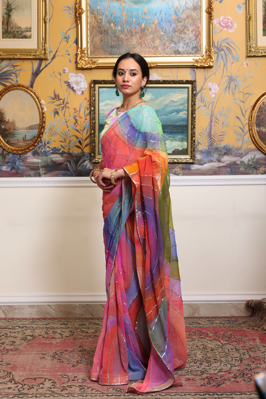 Rangeela Georgette Saree