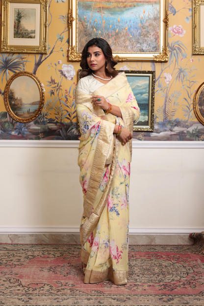 Louise Banarasi Border Saree