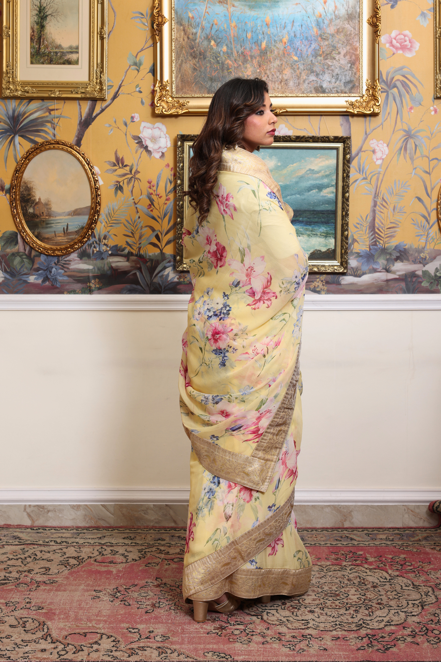 Louise Banarasi Border Saree