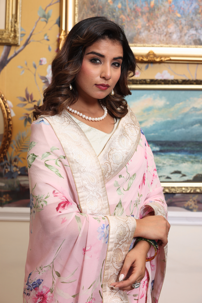 Fanny Banarasi Border Saree