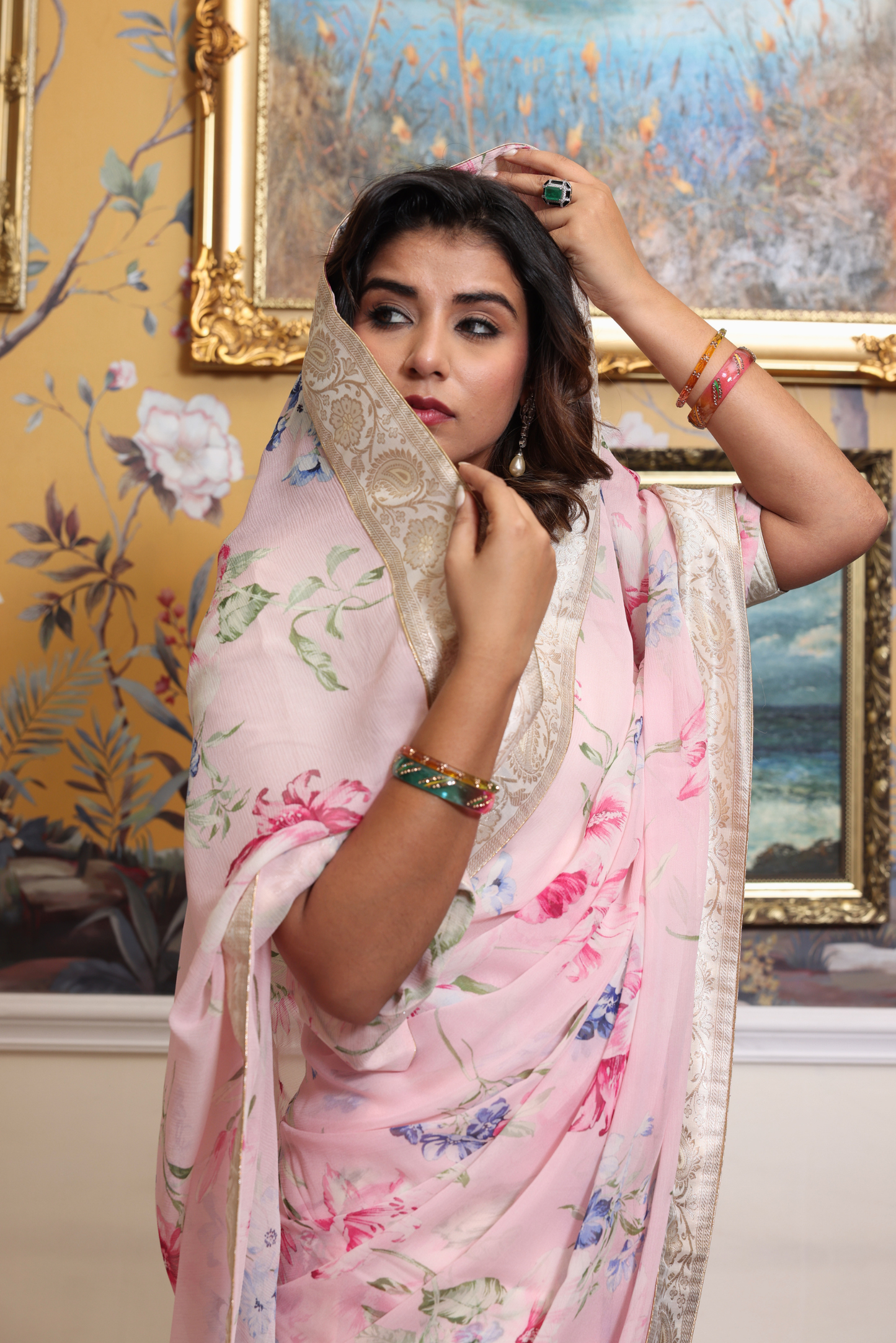 Fanny Banarasi Border Saree
