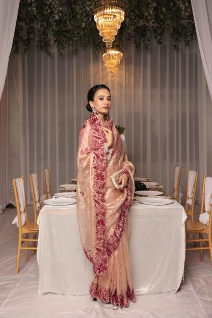 Mriganka Silk tissue saree