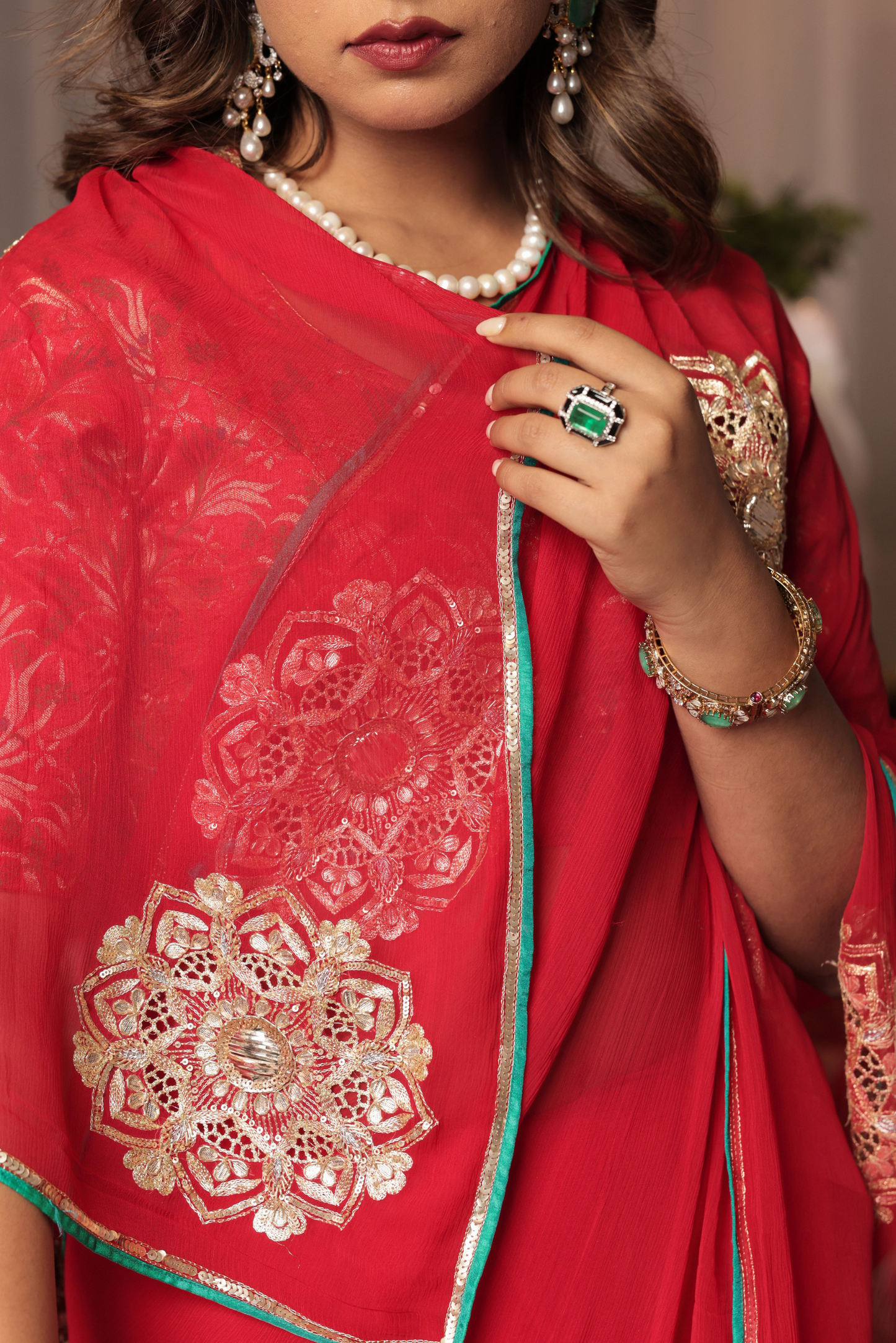 Madhumini Silk Chiffon Saree