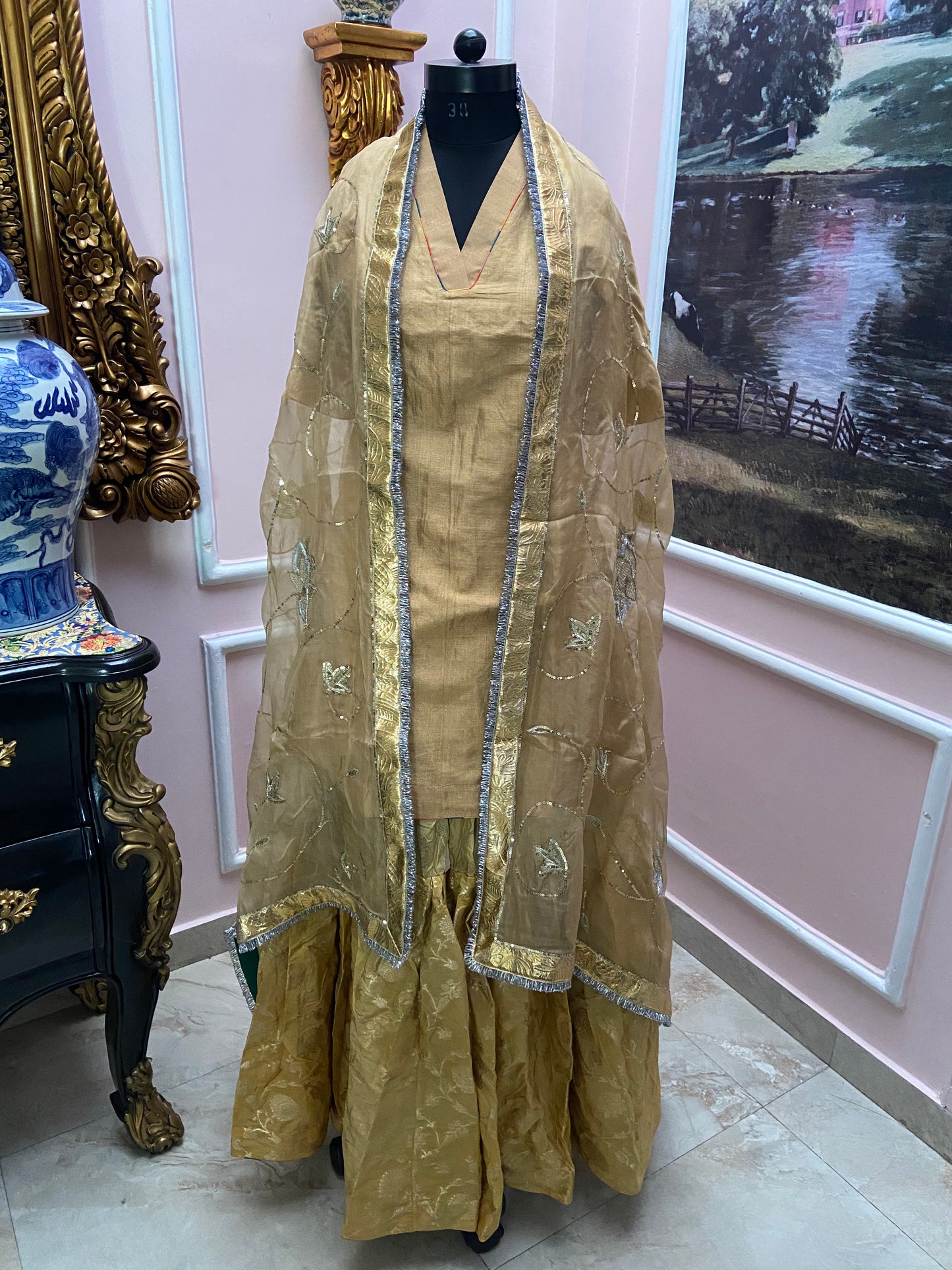 Mustrad Gold garara set