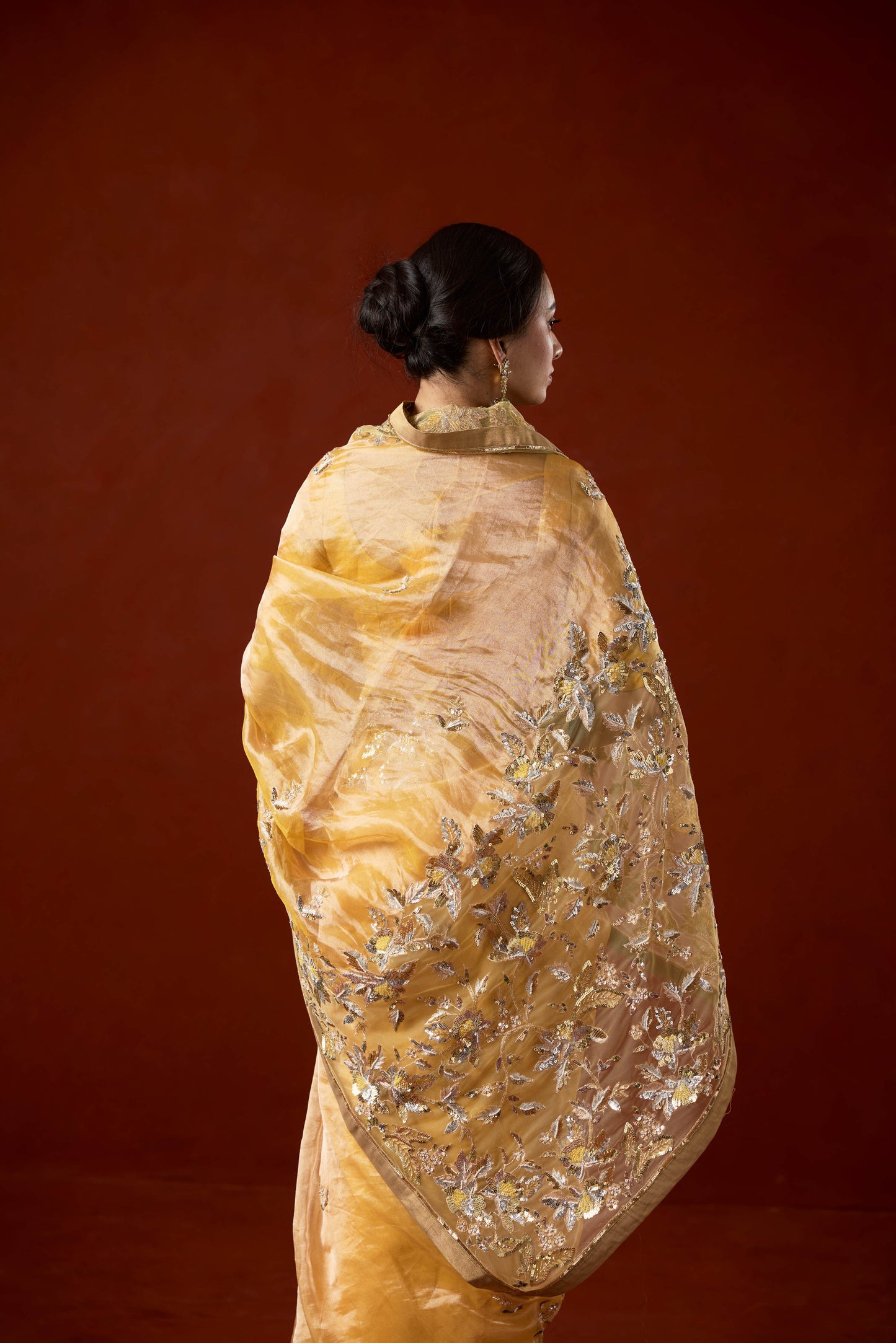 Romy tissue saree