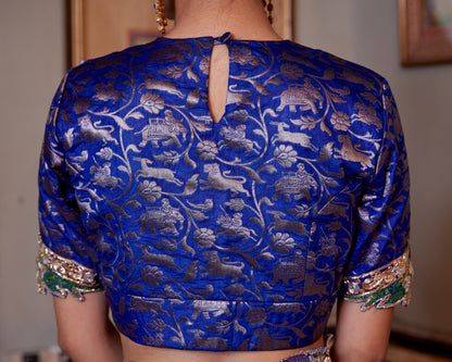 Two Tone Tissue Morgardani Saree