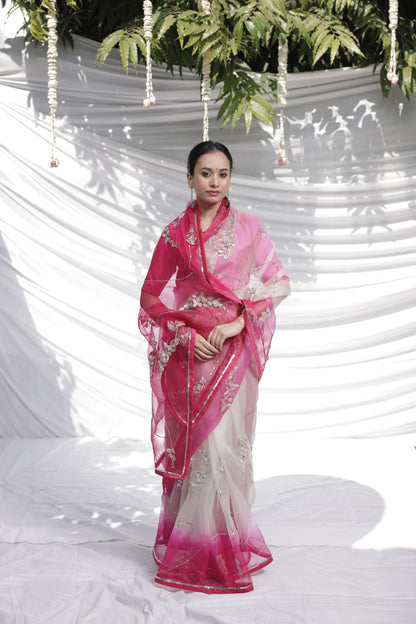 Faguniya Organza Saree