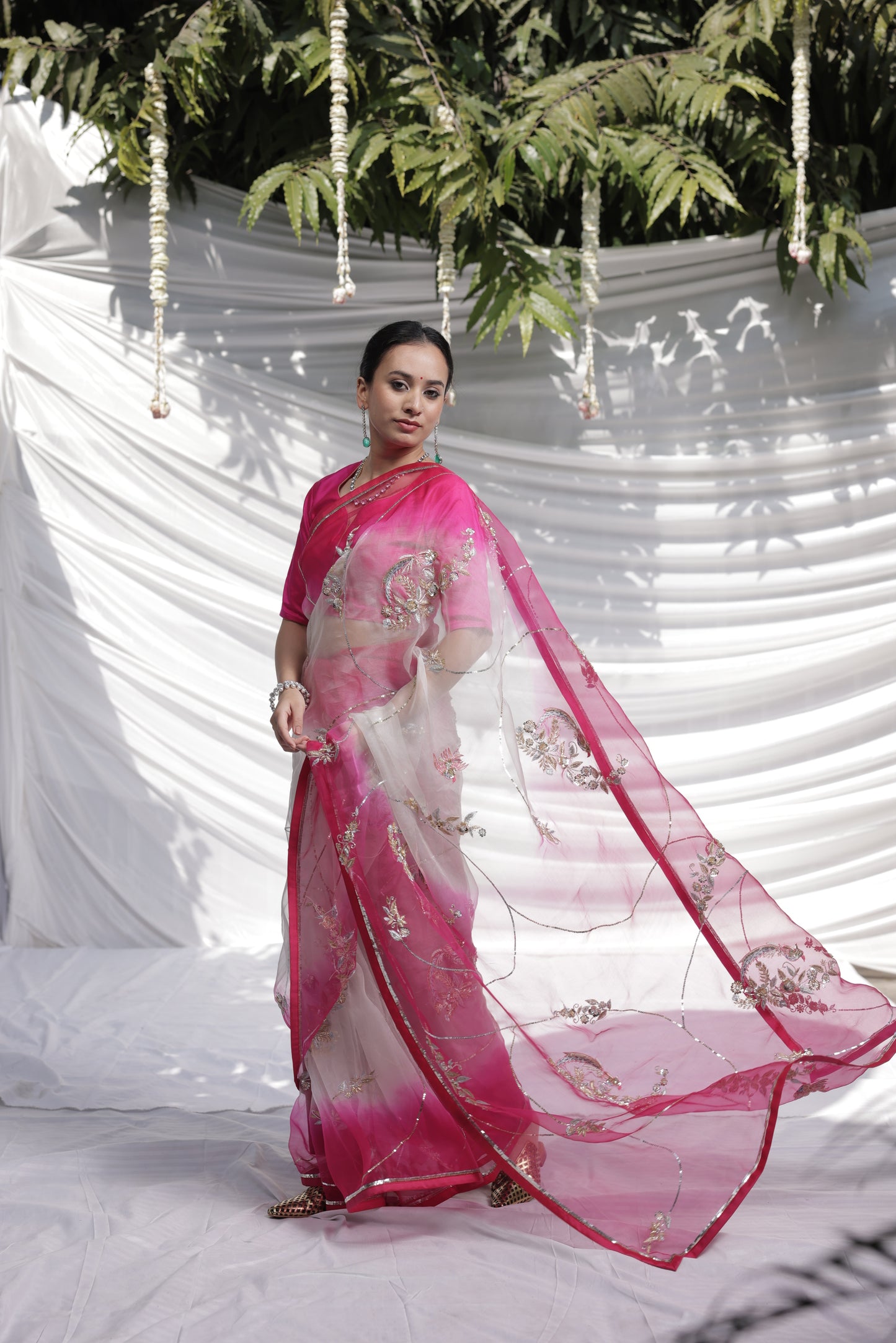 Faguniya Organza Saree