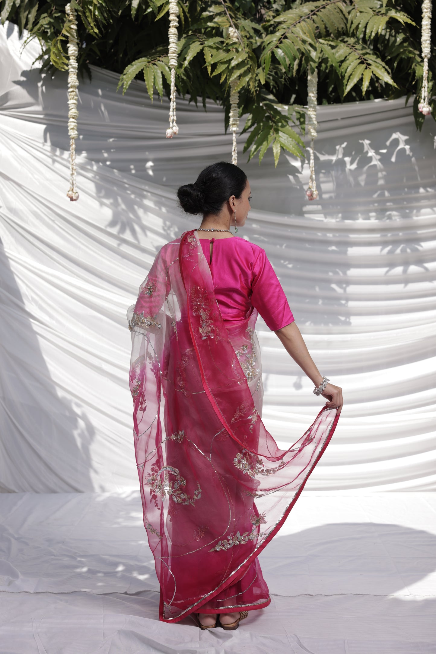 Faguniya Organza Saree