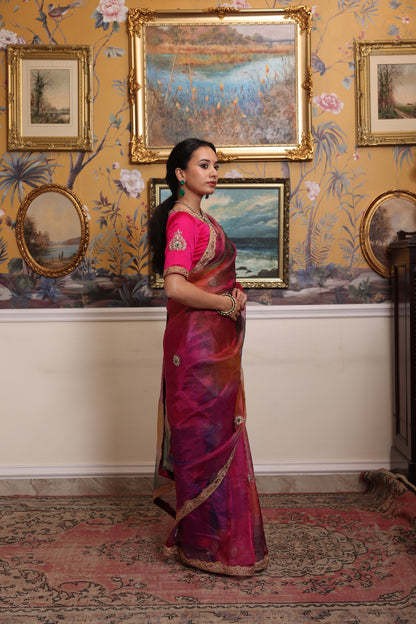 Jayati rangkat tissue saree