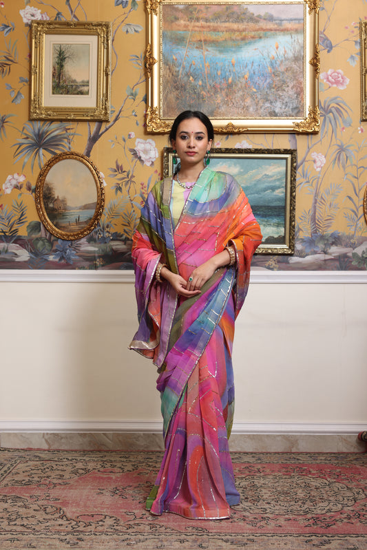 Rangeela Georgette Saree