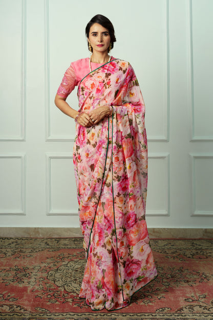 Renuka Printed French Chiffon Saree