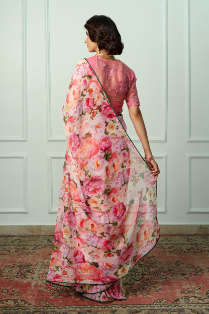 Renuka Printed French Chiffon Saree