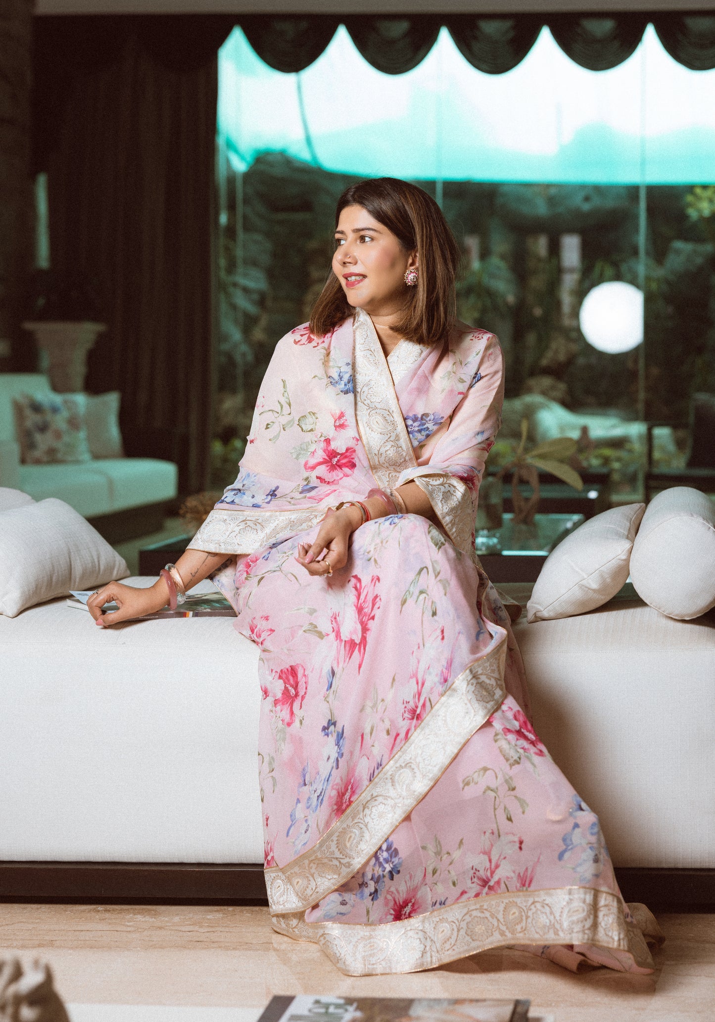 Fanny Banarasi Border Saree
