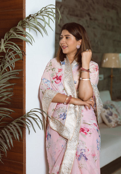 Fanny Banarasi Border Saree