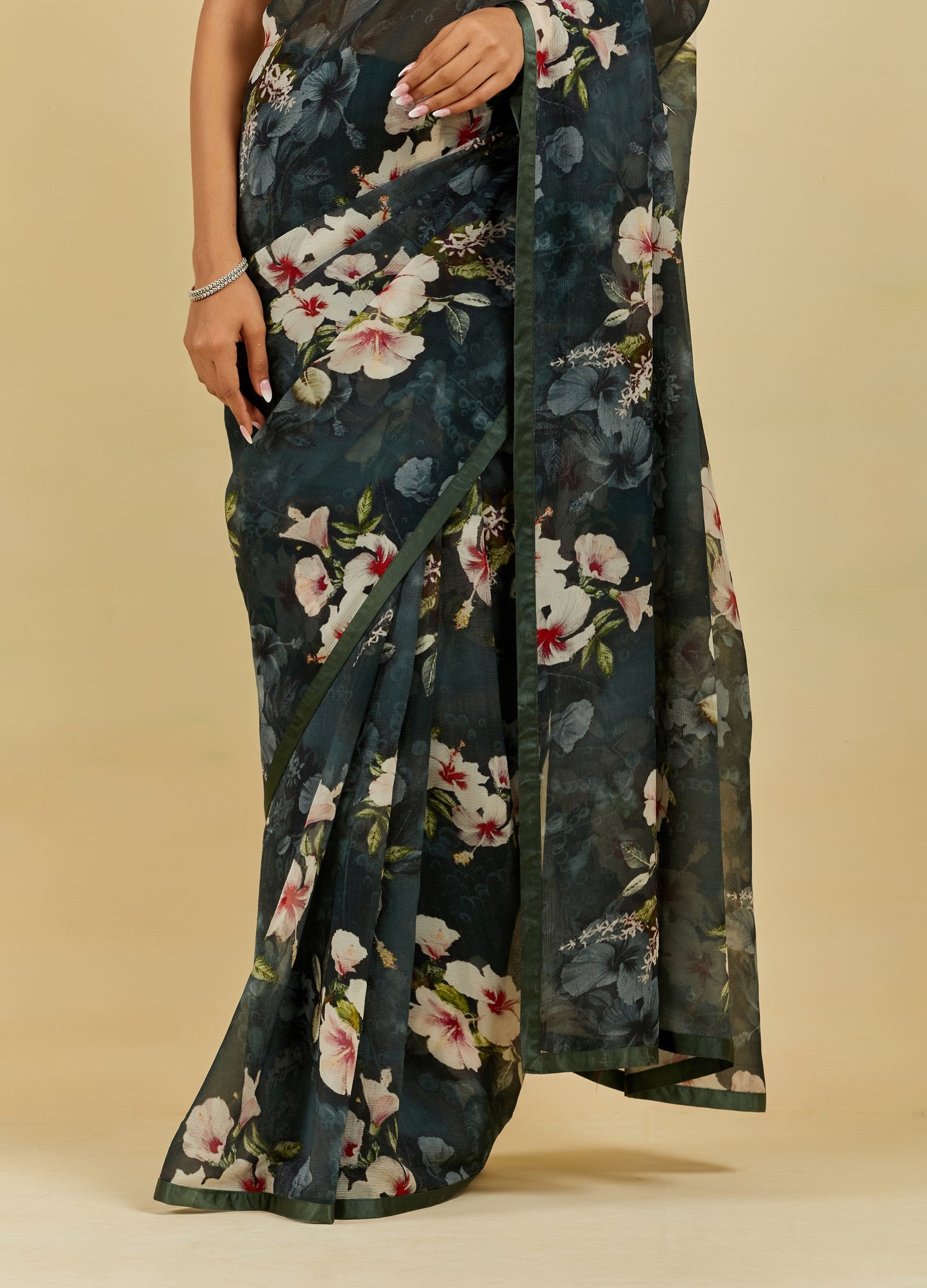 Adrienne Printed French Chiffon Saree