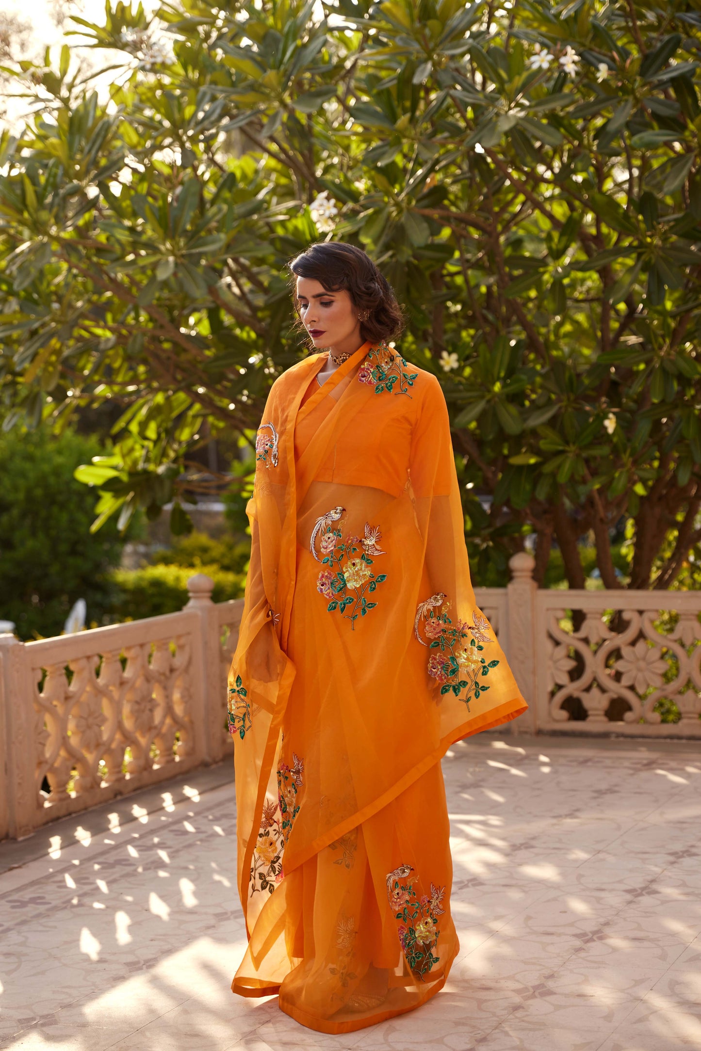 Saffron Sugandha Saree